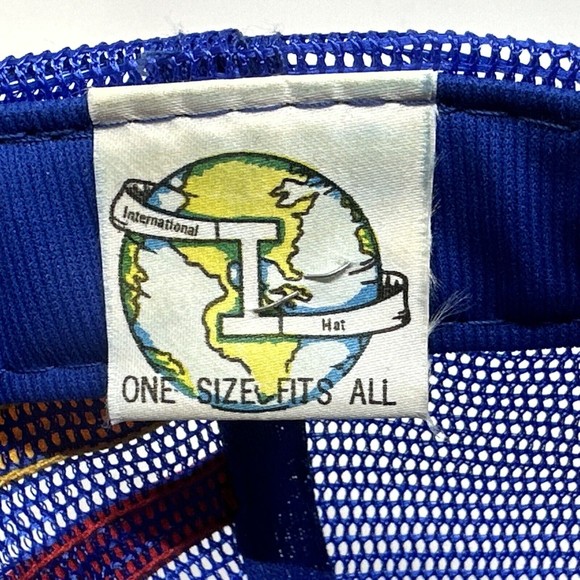 Vintage Cumberland Falls Kentucky Three 3 Stripe Mesh Snapback Trucker Hat Cap - Picture 8 of 8